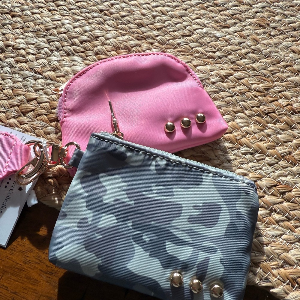 Pink and Camouflage Pretty Simply  Coin Pouch Set